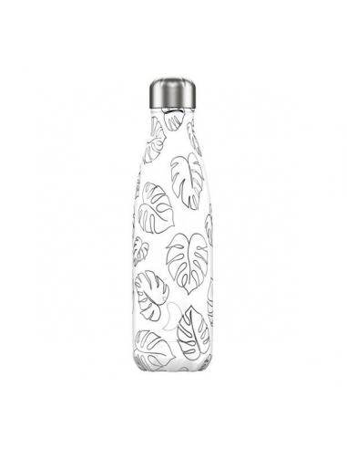 BOTELLA ACERO INOXIDABLE LINE ART LEAVES 500ML CHILLY