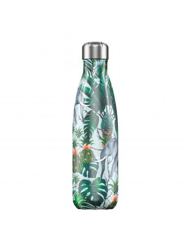 BOTELLA ACERO INOXIDABLE TROPICAL ELEPHANT 500ML CHILLY´S