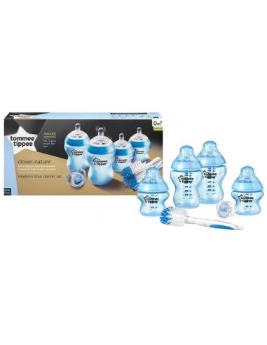KIT RECIEN NACIDO CLOSER TO NATURE AZUL TOMMEE TIPPEE